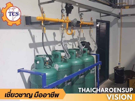 ช่างติดตั้งระบบจ่ายก๊าซ LPG มืออาชีพ